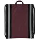 aerial view a burgundy magellan backpack w / reflective glossy sparkle, image 1 of 4