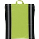 aerial view a lime magellan backpack w / reflective glossy sparkle, image 1 of 4