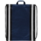 aerial view a navy blue magellan backpack w / reflective glossy sparkle, image 1 of 4