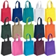 a group of ike tote bag w / reflective glossy sparkle
