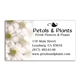 aerial view a daisies business card magnet with logo, image 1 of 2