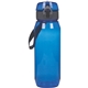 aerial view a blue trekker tritan sport water bottle - 28 oz, image 1 of 2