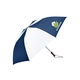 aerial view a navy/white shed rain(tm) 58 auto - open jumbo compact umbrella, image 1 of 3