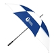 aerial view a royal/white shed rain(tm) fairway 68 vented windproof manual golf umbrella, image 1 of 2