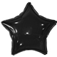 a black 17 star helium saver xtralife(r) foil balloons