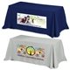 a group of fits 6 ft table 3- sided economy table covers table throws (photoimage full color)