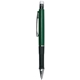aerial view a green (close to pms 3435) armadillo mechanical pencil, image 1 of 2
