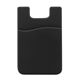 aerial view a black rfid protective silicone i - wallet, image 1 of 2
