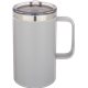 aerial view a gray 18 oz urban peak(r) elevate vacuum camp mug, image 1 of 4