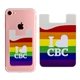 a rainbow rainbow phone wallet