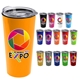 a group of the roadmaster - 18 oz travel tumbler with clear slide lid - digital