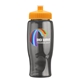 a athletic gold lid & transparent-smoke bottle poly - pure - 27 oz transparent bottle with push pull lid and digital imprint