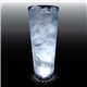 a clear with white led 24 oz single light large volume tall plastic cup