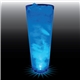 a clear with blue led 24 oz single light large volume tall plastic cup
