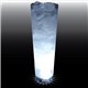 a clear with white led 32 oz single light large volume tall plastic cup
