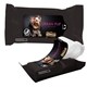 aerial view a black pet wipes in pouch 15- count, image 1 of 2