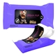 aerial view a purple pet wipes in pouch 15- count, image 1 of 2