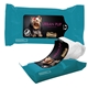 aerial view a teal pet wipes in pouch 15- count, image 1 of 2
