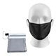 a black mask & white bag mesh bag + mask102 (blank)