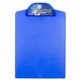 aerial view a blue dwight fc letter size clipboard with photoimage (r) full color imprint* on clip, image 1 of 2