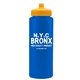 a blue bottle & athletic gold lid the athlete - 32 oz sports premium bottle