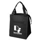 aerial view a black the guardian insulated grocery tote, image 1 of 2