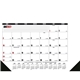aerial view a group of vinyl corner multi - color desk pad calendar, image 4 of 8