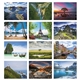 aerial view a group of glorious getaways - window calendar, image 5 of 7
