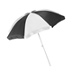 a black/white custom promotional 6 aluminum beach umbrella