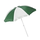 a hunter green/white custom promotional 6 aluminum beach umbrella