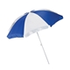 a royal blue/white custom promotional 6 aluminum beach umbrella