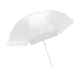 a white custom promotional 6 aluminum beach umbrella