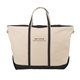 a natural/black xl sailing / tote bag