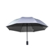 a silver/black uv protective compact el sol umbrella