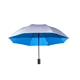 a silver/cyan uv protective compact el sol umbrella