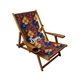 aerial view a custom premium wooden sling deck chair, image 1 of 2