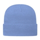 a carolina blue knit cap with cuff