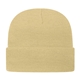 a vegas gold knit cap with cuff