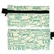 aerial view a custom full color techie pouch, image 1 of 3