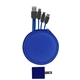 aerial view a blue round cable wall set, image 1 of 2