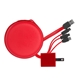 aerial view a red round cable wall set, image 1 of 2