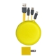 aerial view a yellow round cable wall set, image 1 of 2