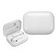 aerial view a white essos 2.0 true wireless earbuds, image 1 of 2