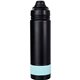 aerial view a mint sip top 24 oz colorful banded bottle, image 1 of 2