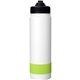 aerial view a green colorful pop up 24 oz banded bottle, image 1 of 2
