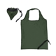 aerial view a hunter green little berry shopper bag, image 1 of 2