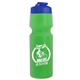 a royal blue lid & translucent green bottle the venture bike bottles - 24 oz sport bottles with usa flip lid