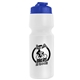 a royal blue lid & white bottle the venture bike bottles - 24 oz sport bottles with usa flip lid