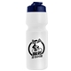 a navy blue lid & white bottle the venture bike bottles - 24 oz sport bottles with usa flip lid