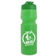a green lid & translucent green bottle the venture bike bottles - 24 oz sport bottles with usa flip lid